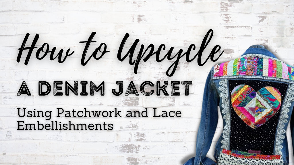 Patchwork and Quilted Back Denim Jacket DIY