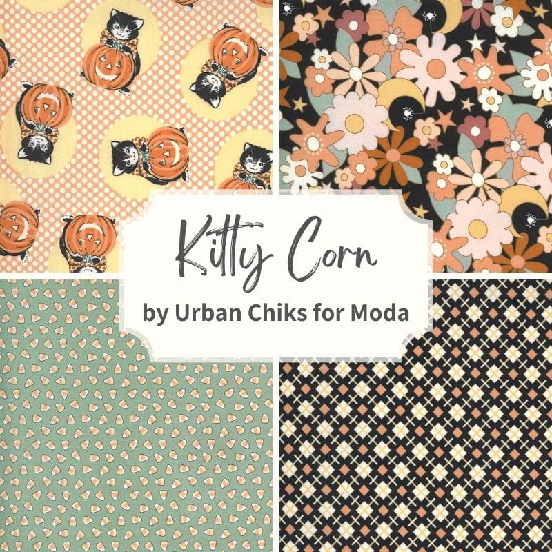 Kitty Corn Moda Kit by store Urban Chiks for Moda Fabrics