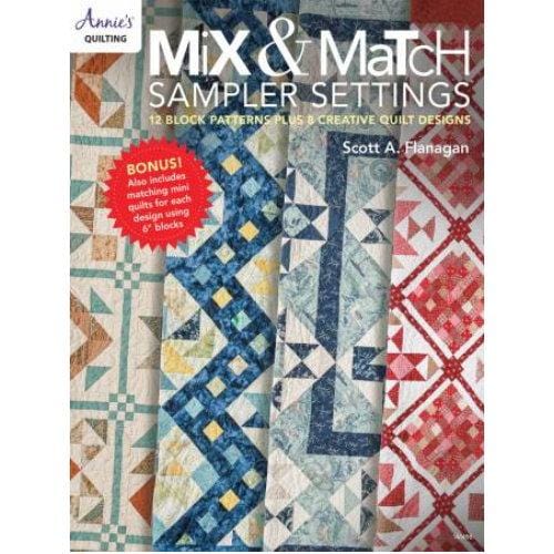 Annie's Quilting Mix and Match Sampler Settings Pattern Book Stitchin Heaven