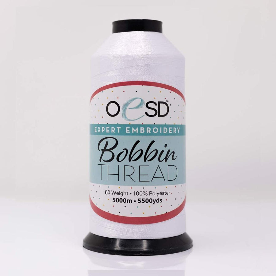 Bobbin Thread - White -  60wt - 5500 yards BRE-OESDBOB-WH