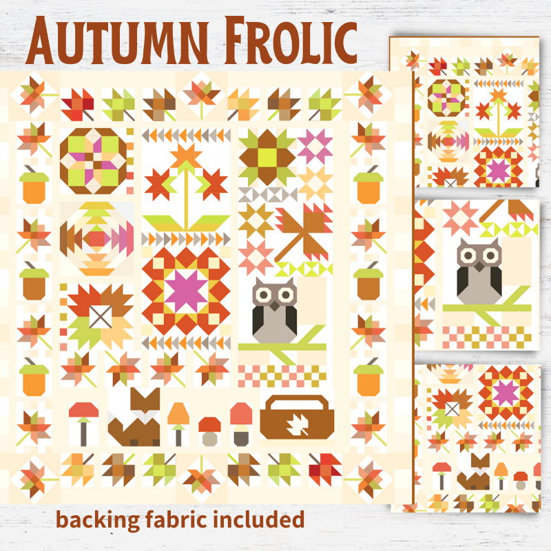 Autumn Frolic Block of the Month - Begins August 2024 AFROLIC-AUG24