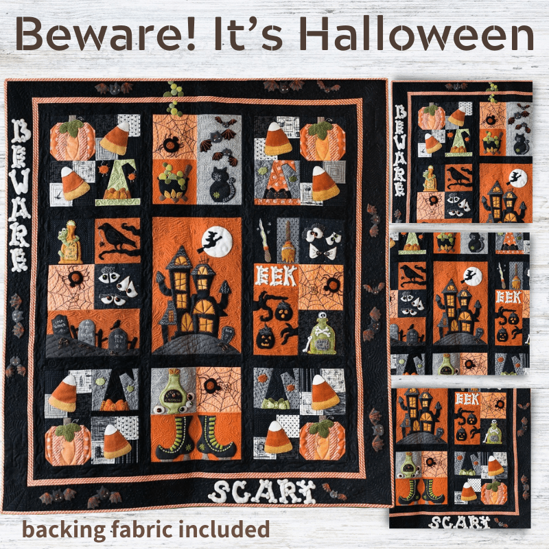 Beware! It's Halloween Block of the Month - Begins October 2024 ITSHALLOW-OCT24
