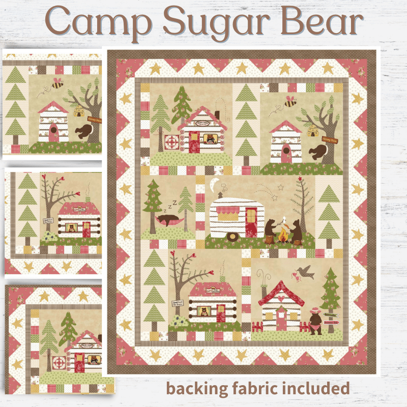 Camp Sugar Bear Block of the Month - Begins July 2024 SUGARB-JUL24