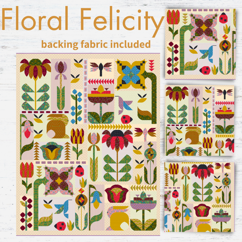 Floral Felicity Block of the Month - Begins September 2024 FLORALF-SEP24