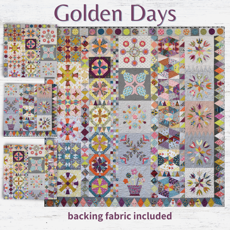 Golden Days Block of the Month - Begins August 2024 GOLDDAY-AUG24