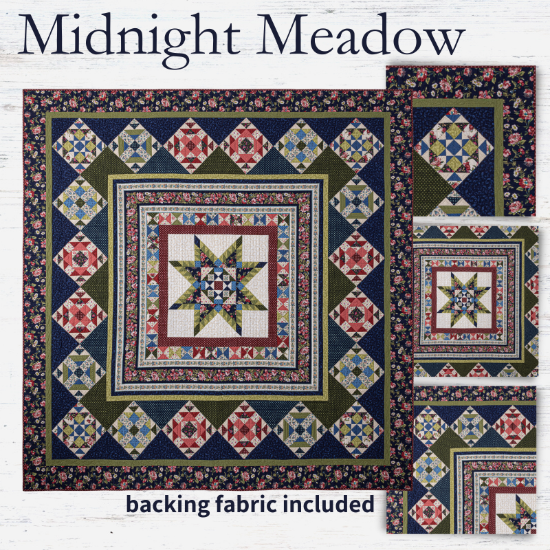 Midnight Meadow Block of the Month - Begins August 2024 MIDNIGHT-AUG24