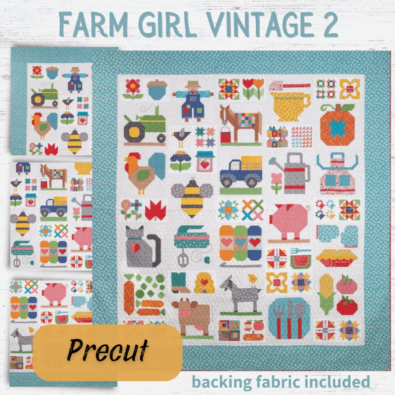 Precut! Farm Girl Vintage 2 Block of the Month - Begins September 2024 FARMGIRL-SEP24