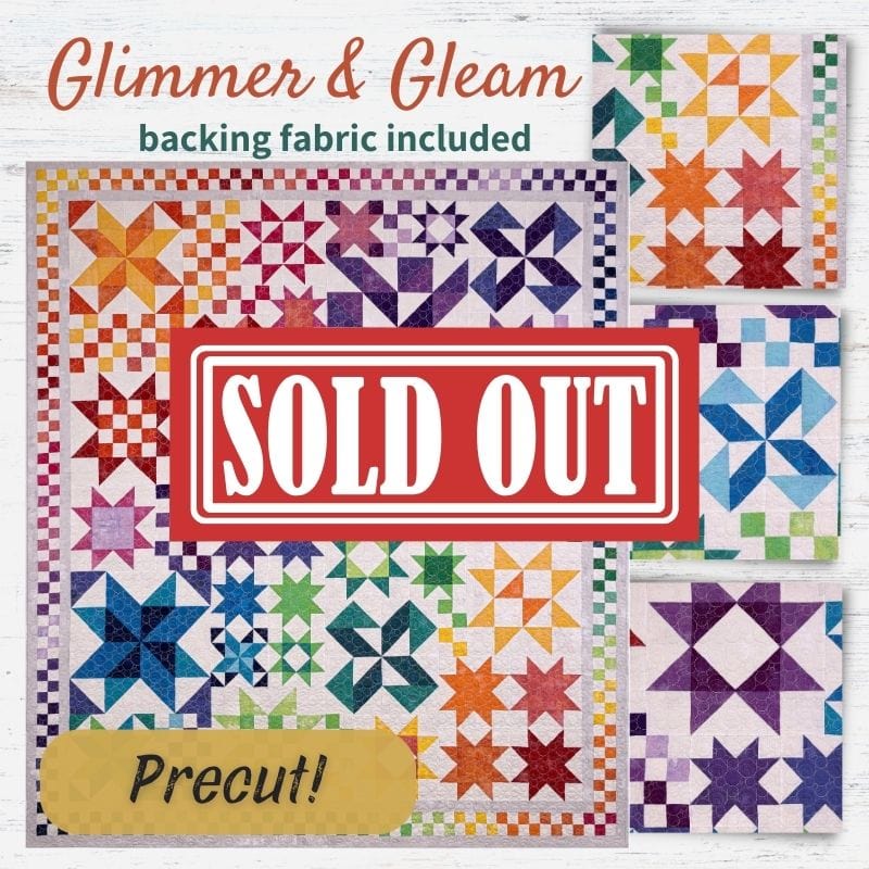 Precut! Glimmer & Gleam Block of the Month - Begins May 2024 P-GLIMMER-MAY24