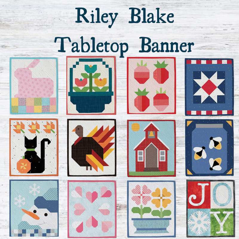Riley Blake Tabletop Banner of the Month - Begins January 2025 RBTABLE-JAN25