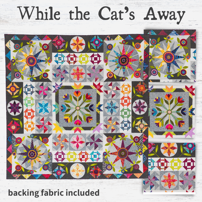 While the Cat's Away Block of the Month - Begins May 2024 CATAWAY-MAY24