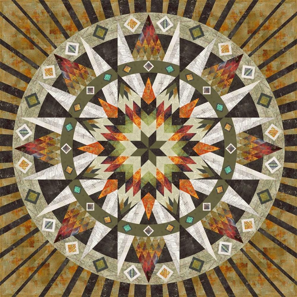 Imperial Crown Quilt Kit | Paper Piece Quilting - Stitchin Heaven