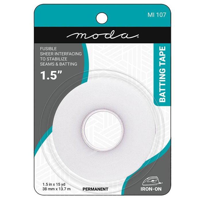 Moda Fusible Seam Batting Tape 1.5" Stitchin Heaven