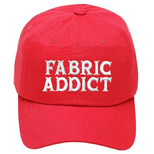 Wholesale Boutique Cap Red Fabric Addict