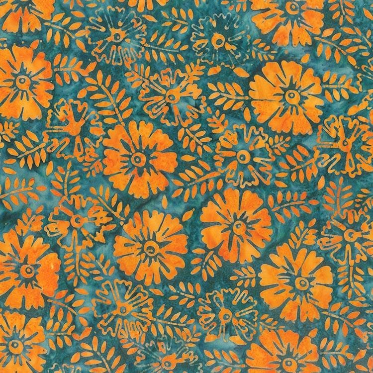 Tuscan Terrace -  Packed Flowers Teal 80950-63