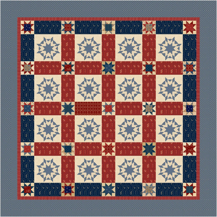 Red Crinoline Quilts - Seaside Quilt Pattern SEASIDE-PATT