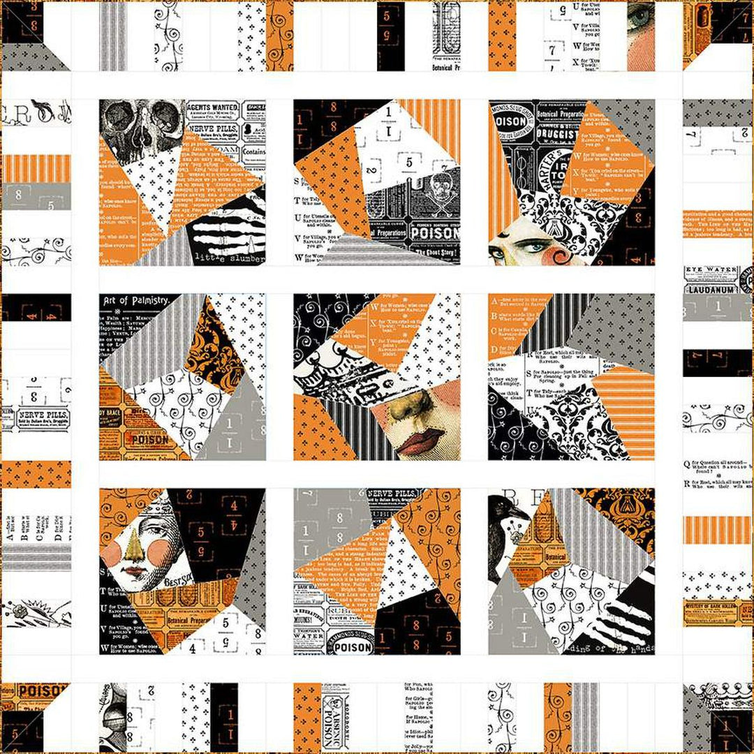 J. Wecker Frisch Crazy Coverlet Quilt Pattern P120-CRZYCOVER