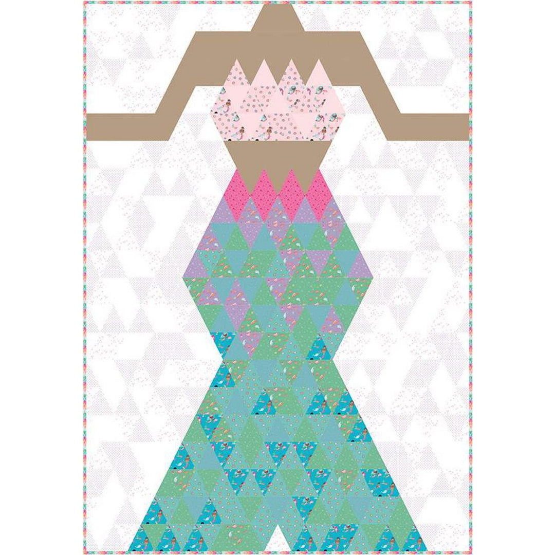 Jennifer Long Be a Mermaid Quilt Pattern P177-BEAMERMAID