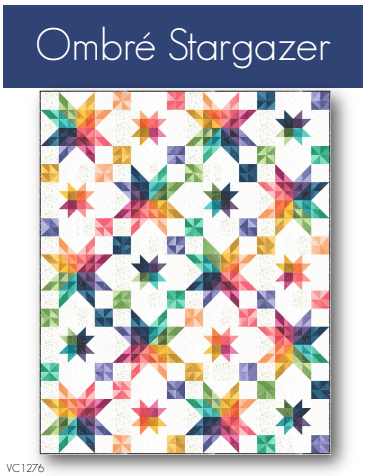 V and Co. - Ombre Stargazer Quilt Pattern 727908838145