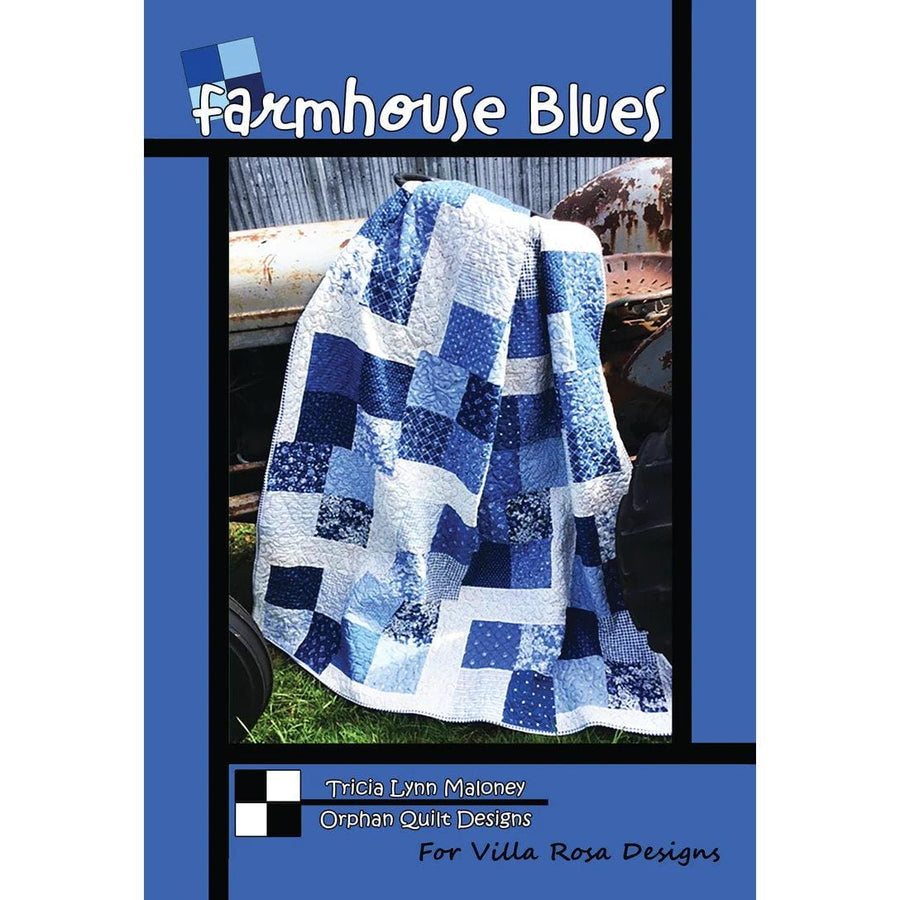 Farmhouse Blues Pattern -  - Tricia Lynn Maloney for Villa Rosa Designs 609670632254