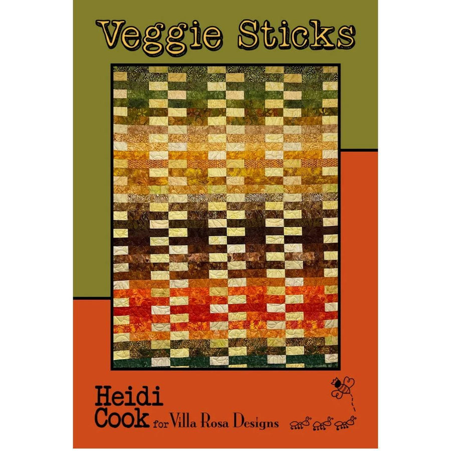 Heidi Cook for Villa Rosa Designs - Veggie Sticks Quilt Pattern 609670632216