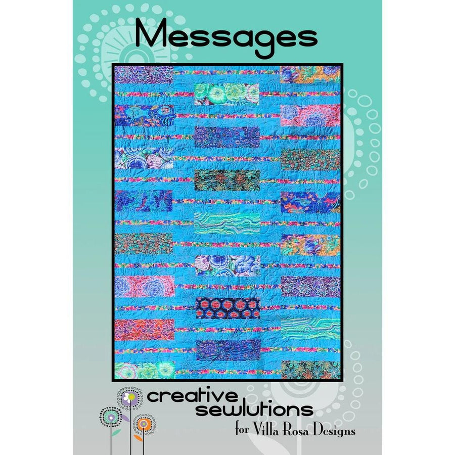 Messages Pattern - Creative Sewlutions for Villa Rosa Designs 729859663265
