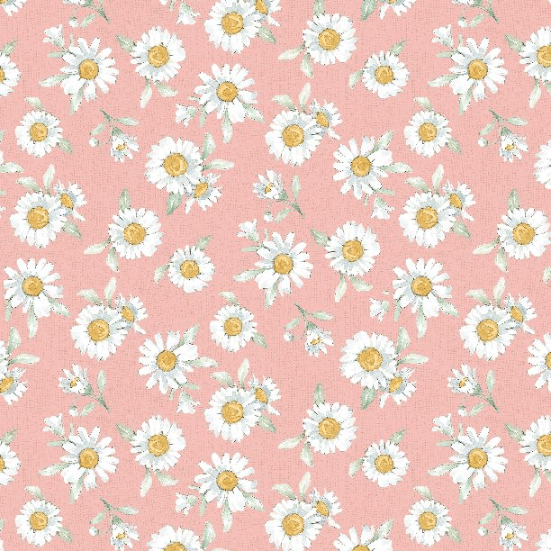 Daisy Days - Daisies Pink – Stitchin' Heaven