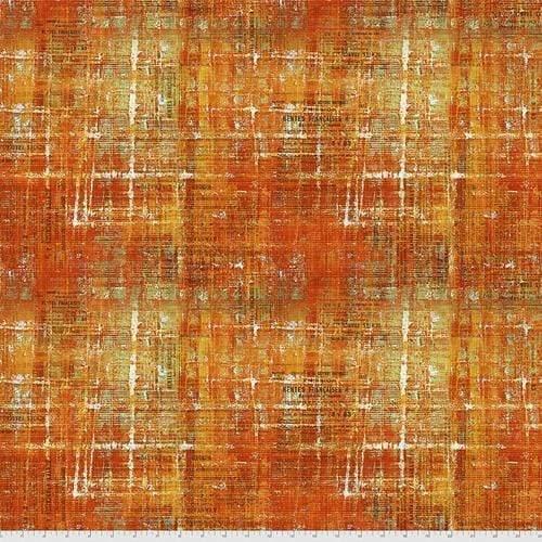 Abandoned II - Scraped Layers - Sienna FreeSpirit Fabrics 