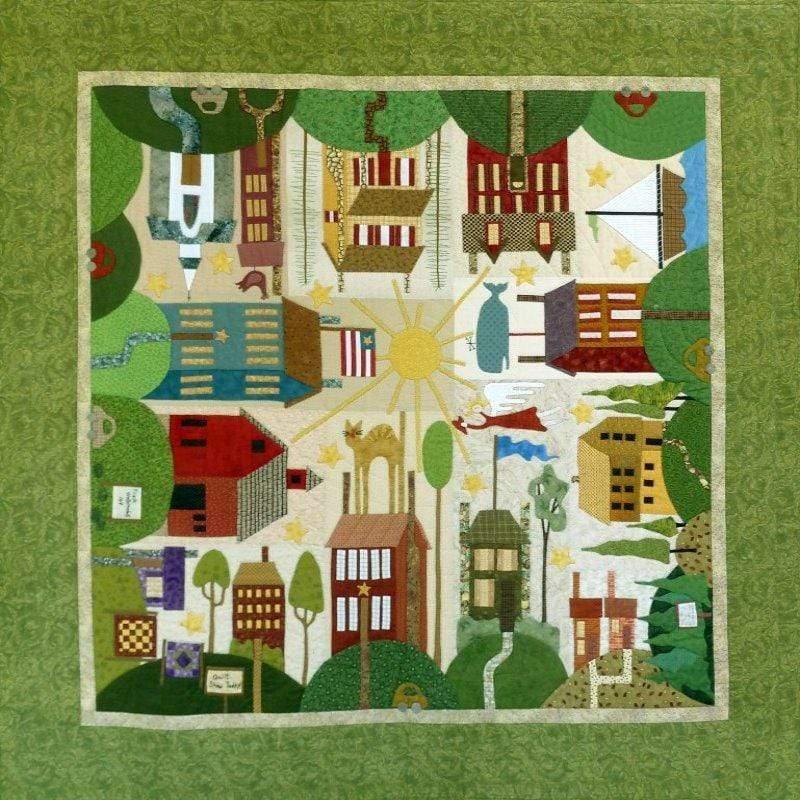 All Around the Town - Complete Pattern Set Come Quilt 