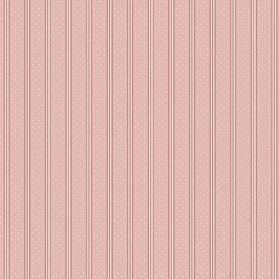 Petit Point - Stripe Pink Andover Fabrics/CIT 