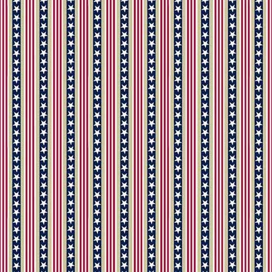 Stars & Stripes - Stars & Stripes Cream Andover Fabrics/CIT 