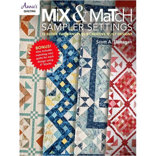 Mix & Match Sampler Settings Pattern Book Annie's Publishing 