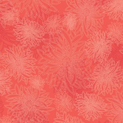 Art Gallery - Floral Elements - Coral Art Gallery Fabrics 