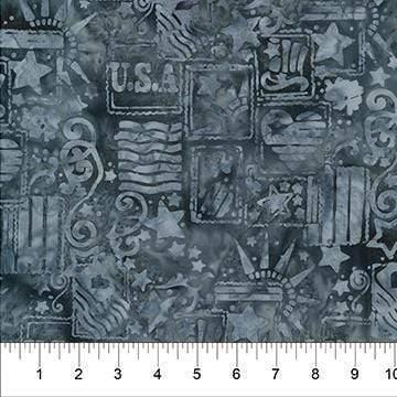 Bandana USA - Stamps - Midnight Northcott 