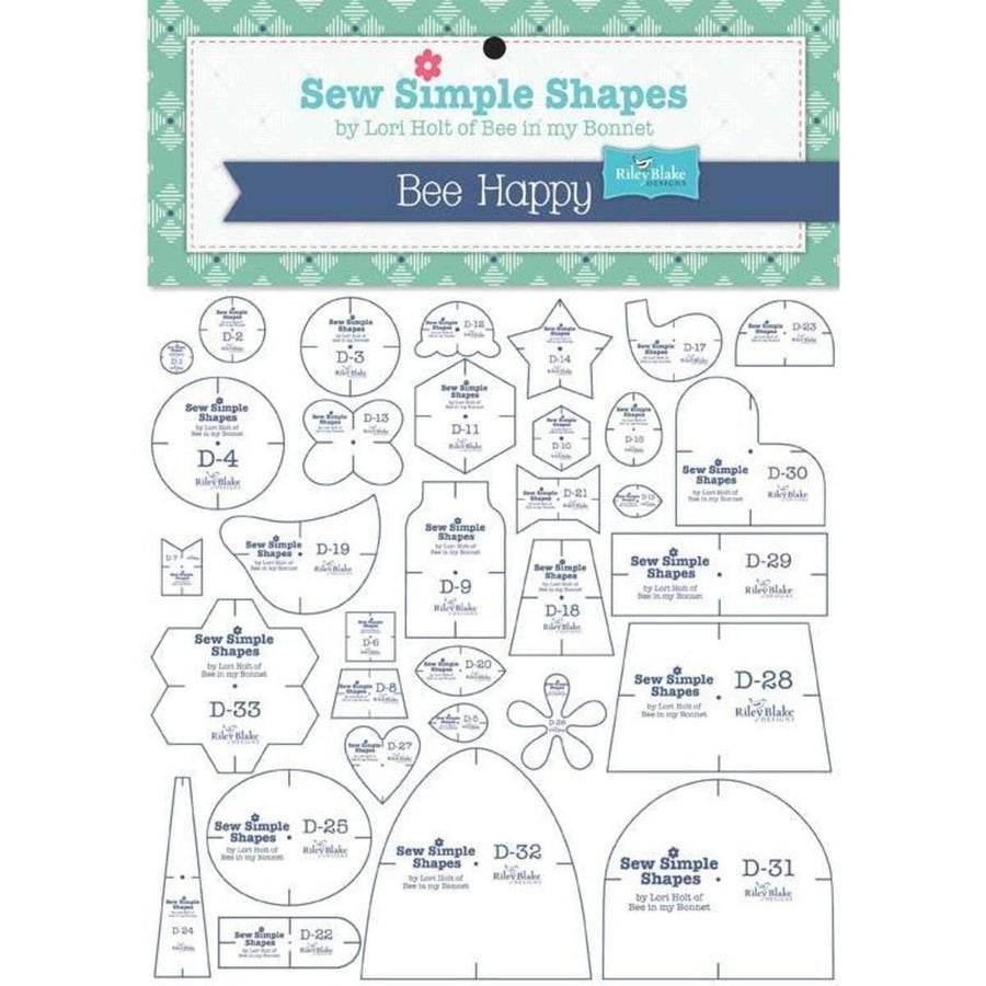 Bee Happy Sew Simple Shapes by Lori Holt Riley Blake 