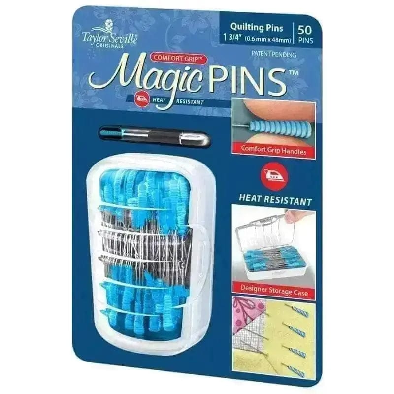 Magic Pins Regular Quilting 1.75in 50ct in Designer Case MODA/ United Notions 