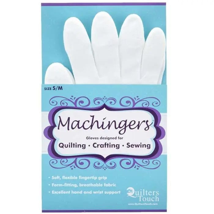 Quilters Touch - Machingers Quilting Gloves Size Sm / Med BREWER 