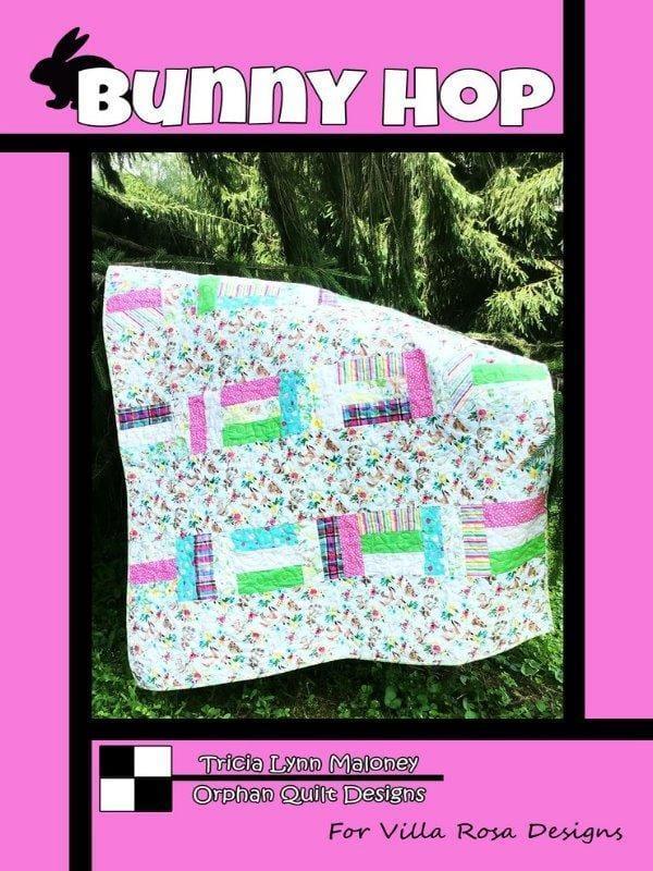 Bunny Hop Quilt Pattern - Villa Rosa Postcard Villa Rosa Designs 
