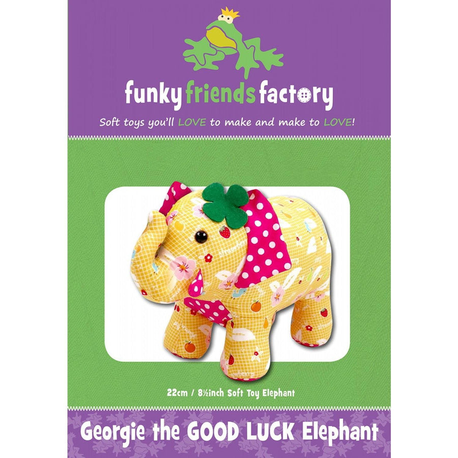 Funky Friend Factory - Georgie Elephant Pattern Checker Distributors 