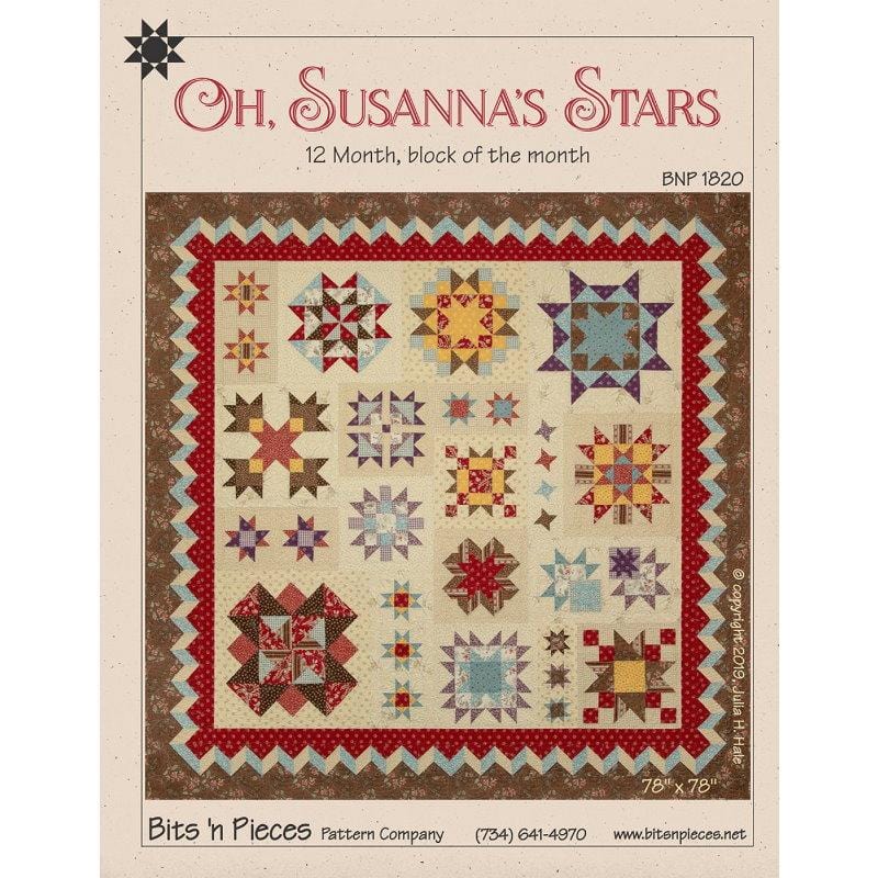 Oh, Susanna's Stars Quilt Pattern Checker Distributors 