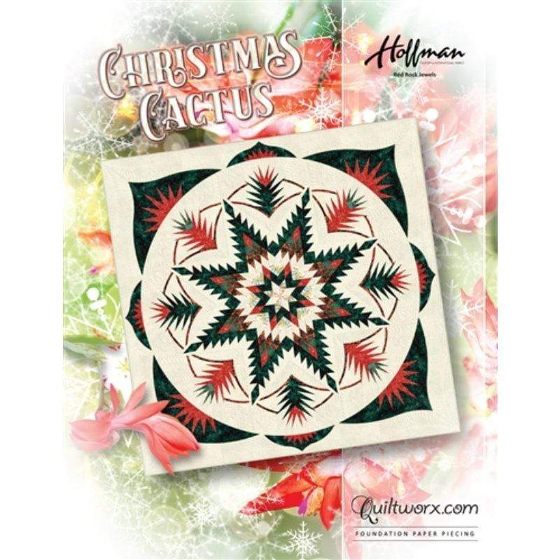 Judy Niemeyer Quiltworx Christmas Cactus Quilt Pattern Stitchin Heaven judy-niemeyer-quiltworx-christmas-cactus-quilt-pattern-stitchin-heaven