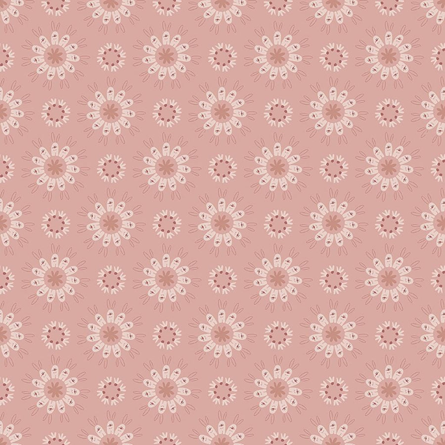Hunny Bunny - Circle Pink Clothworks Textiles, Inc. 