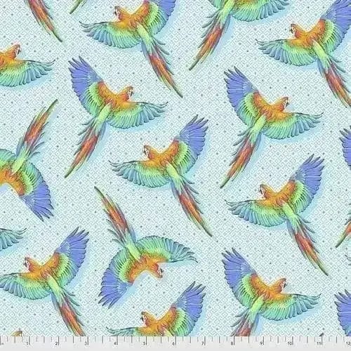 Daydreamer - Macaw Ya Later - Cloud FreeSpirit Fabrics 