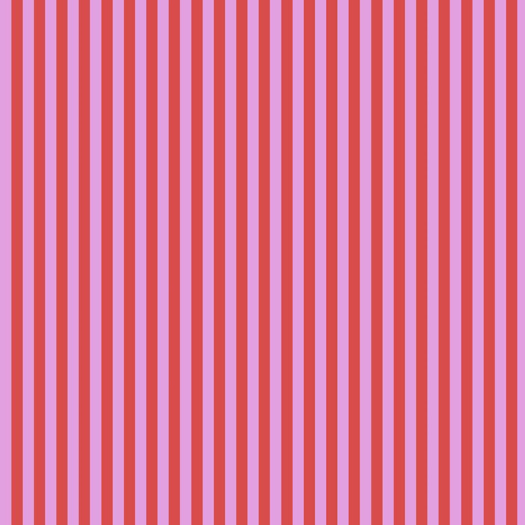 FreeSpirit - Tula's True Colors - Tent Stripe Poppy FreeSpirit Fabrics 