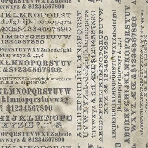 Monochrome - Typography Parchment PWTH175.PARCH