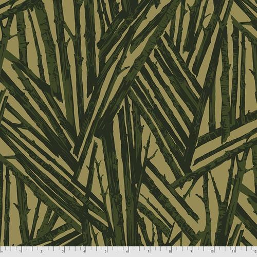 Trees - Branch - Green FreeSpirit Fabrics 