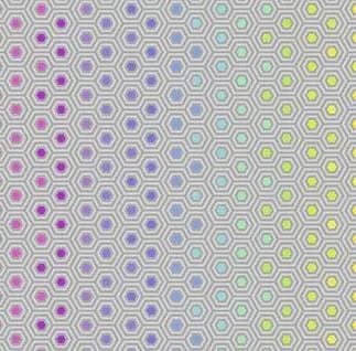 FreeSpirit - Tula's True Colors - Hexy Rainbow Dove FreeSpirit Fabrics 