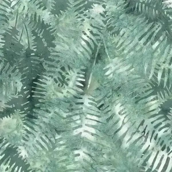 Shoreline - Fern Leaves Juniper Hoffman Fabrics/CIT 