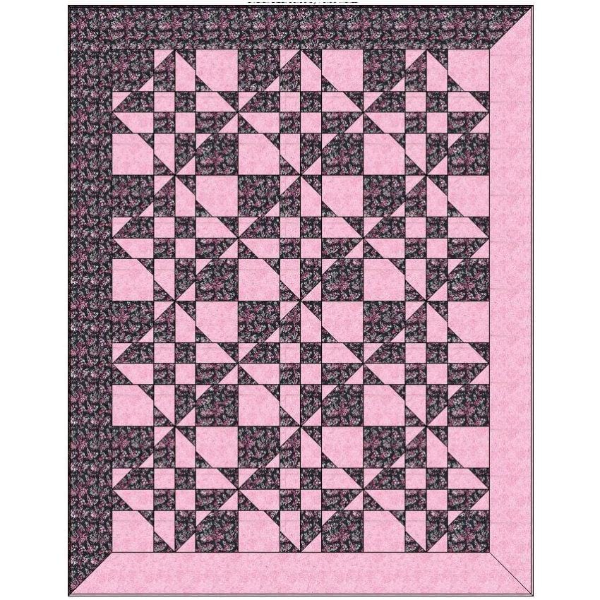 A New Year Cosmopolitan Pink Quilt Kit IN HOUSE 