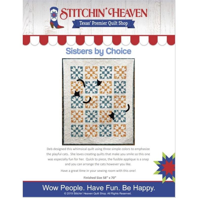 Digital Download - Sisters by Choice Pattern by Stitchin' Heaven IN HOUSE 