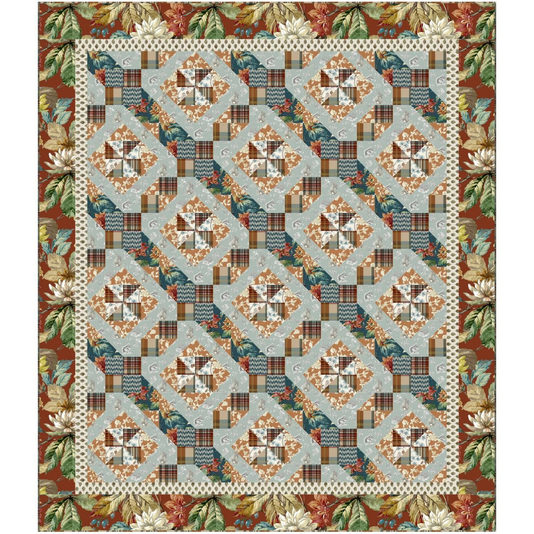 Woodland Blooms Quilt Kit IN HOUSE 